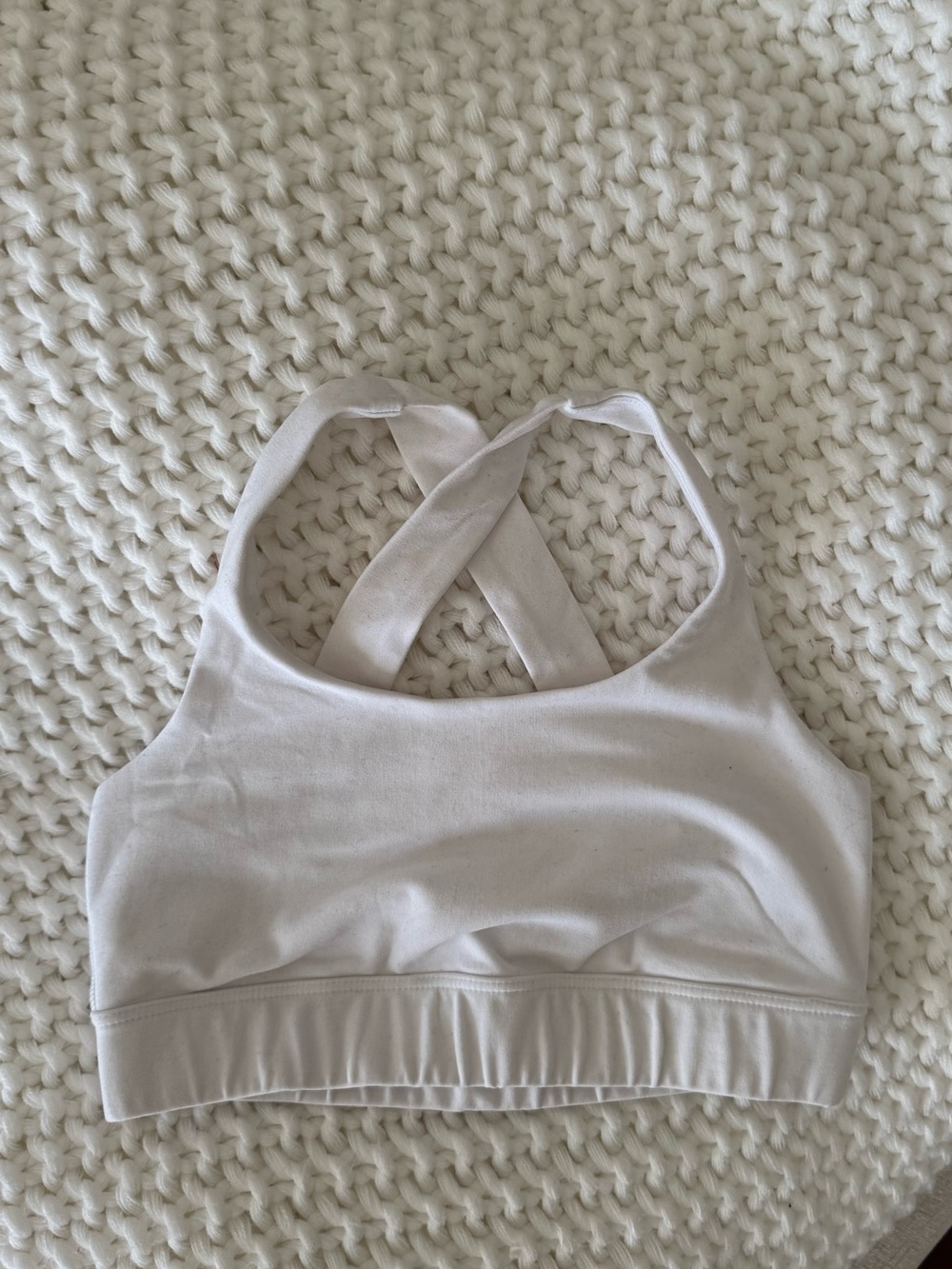 Beyond Yoga White Seamless Sports Bra Size XS